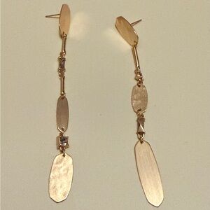 Kendra Scott Elegant Rose Gold Dangle Earrings